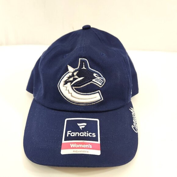Fanatics Accessories - Vancouver Canucks Womens Adjustable Hat Ballcap NEW